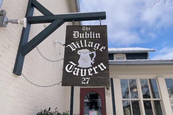 Dublin Village Tavern Sign
