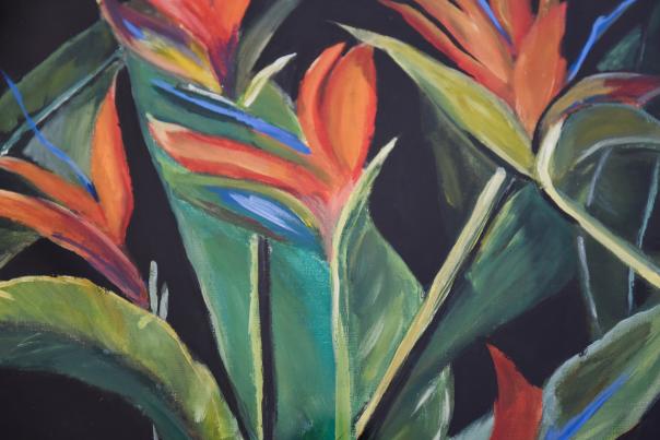 Midnight Bloom Painting