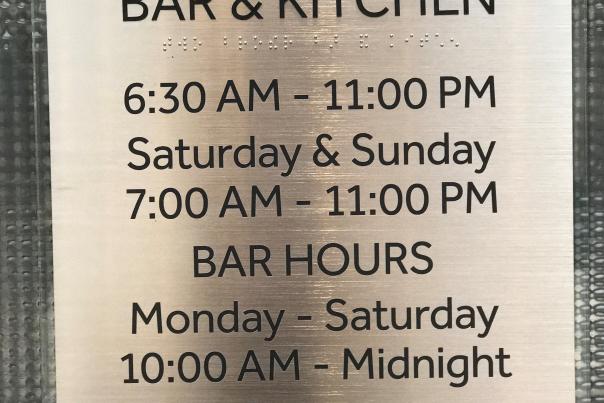 Two Brother Restaurant Sign