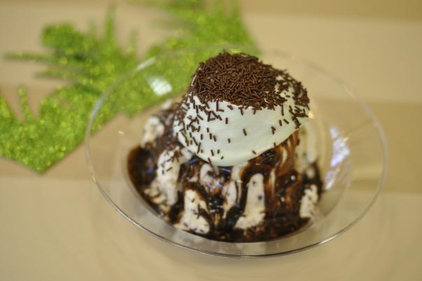 Graeter's Shamrock Sundae