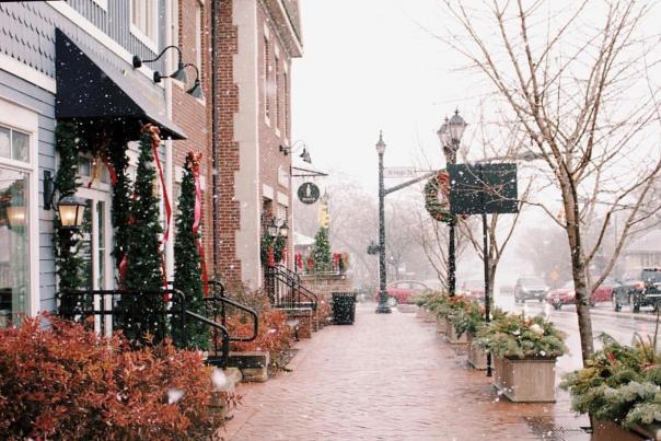 Historic Dublin in the Snow