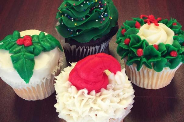 Our Cupcakery Holiday cupcakes