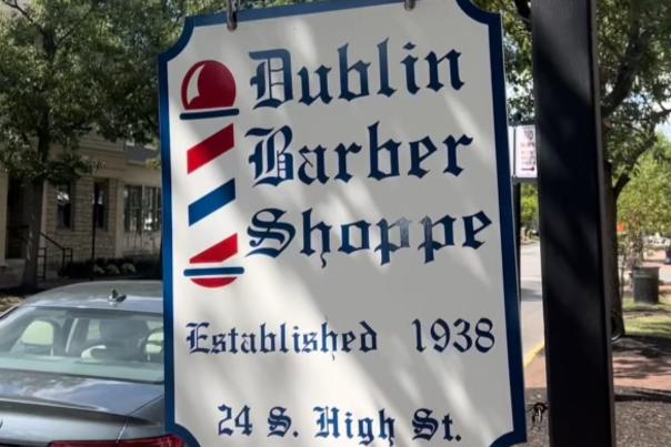 Dublin Barber Shoppe Sign