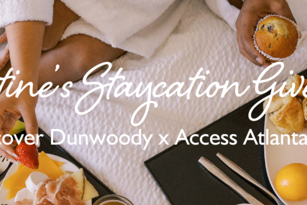 Valentine's Staycation Giveaway Header Hotel Breakfast in Bed