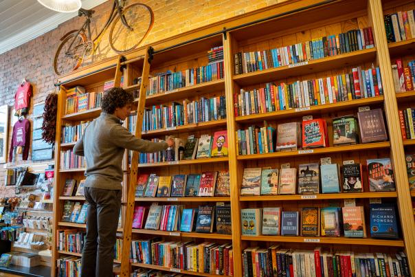 Inside of Maria's Bookstore