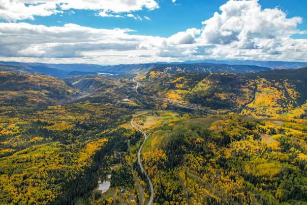 Animas Valley and Hermosa by Drone During Fall | Rhyler Overend