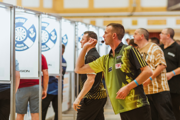 Darts players at Bridlinton Spa