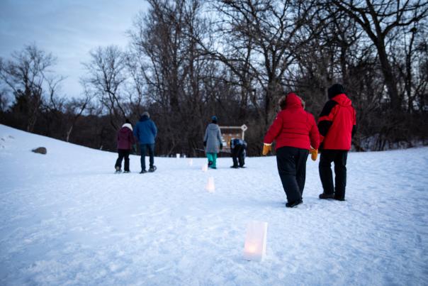 Altoona Candle Light Snowshoe Hike