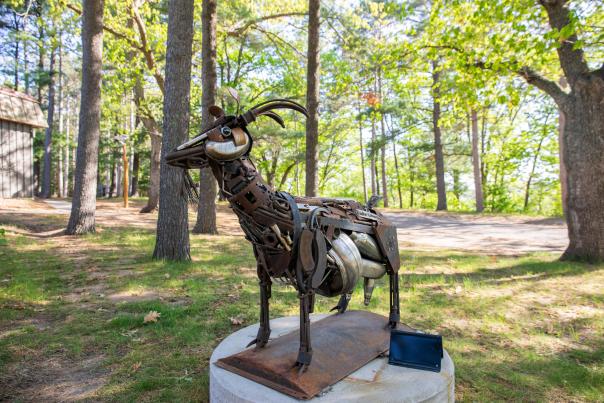 Edna the Goat Sculpture