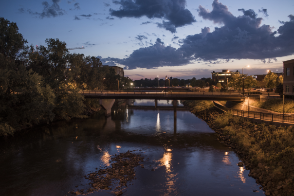 Eau Claire River at Dusk