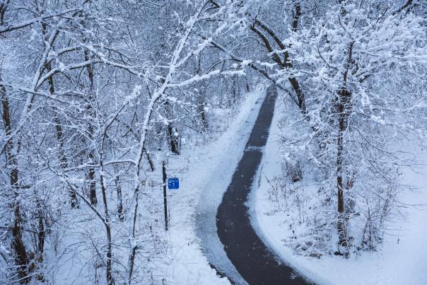 Chippewa River State Trail Winter