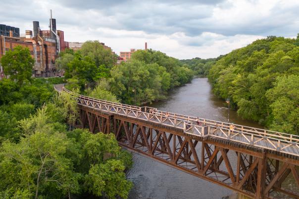 Biking S Bridge