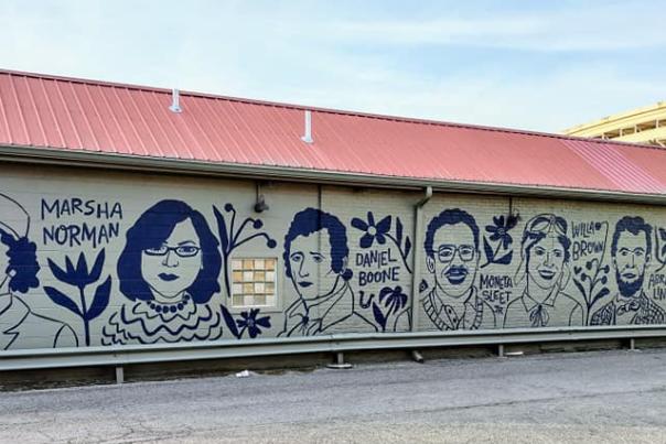 Kentuckians mural in etown