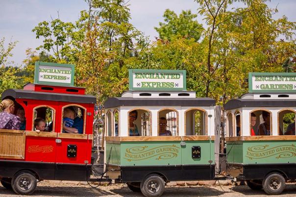 Linton's Enchanted Gardens train