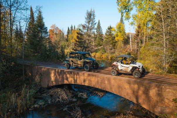 ATV On A Bridge