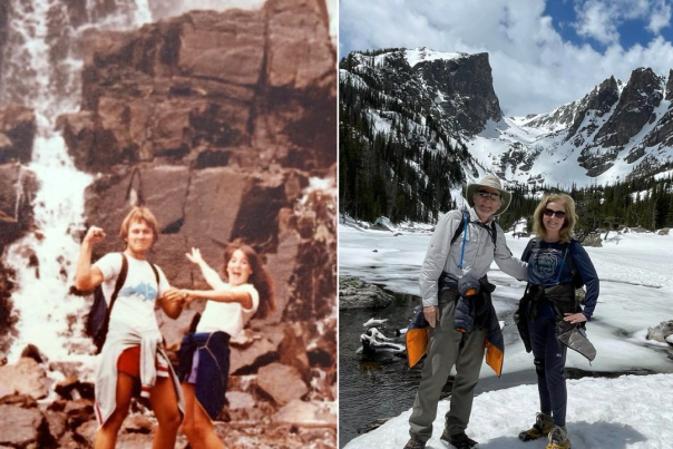 Then and Now Couple 2