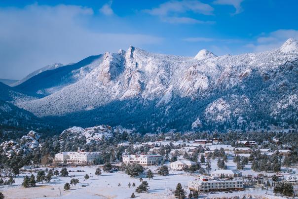 Stanley Hotel in Winter