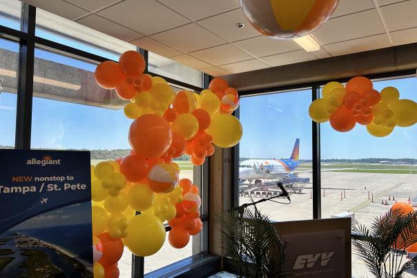 Fly EVV to Tampa