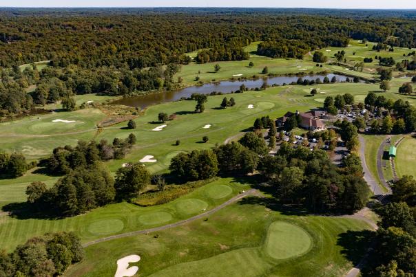 Drone Shot of Braddock Park Golf Course - Clifton - Sports