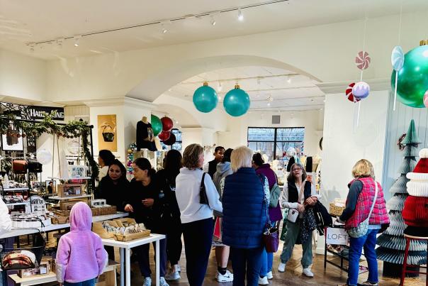Winter Shopping at Creative Collective in Fairfax Corner.