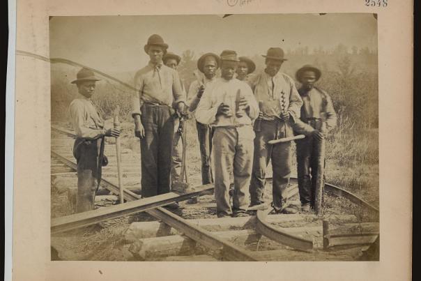 African American woodchoppers during Civil War era Virginia