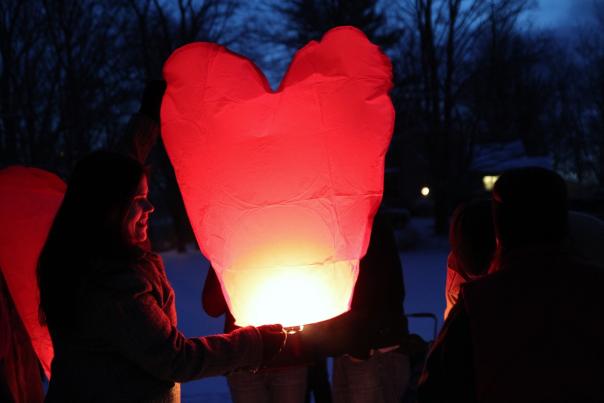 Heart balloon, Vintage Vines & Valentines.