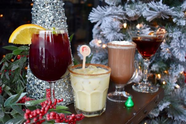 An assortment of Holiday Cocktails at NYBP