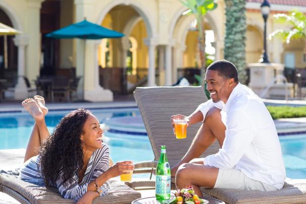 couple romance hammock beach