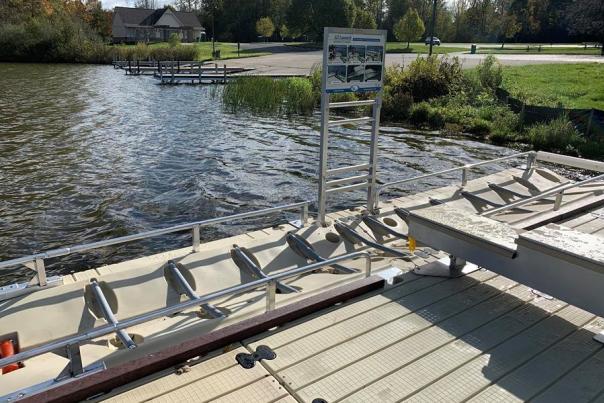 Accessible Kayak Launch at Bluegill Boat Launch
