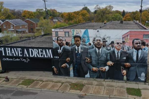 MLK Mural Courtesy of Flint Public art Project
