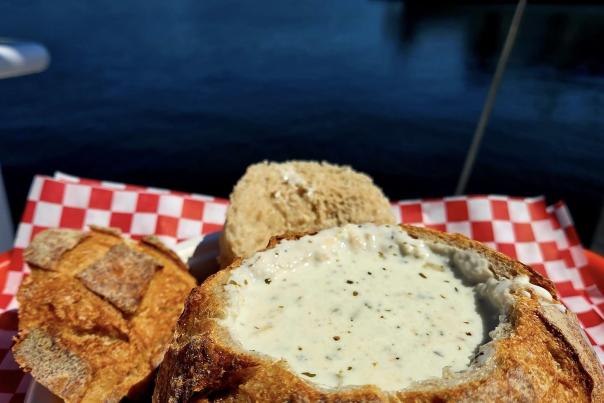 Crab Chowder & River