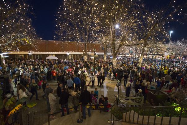 Downtown Holiday lights event