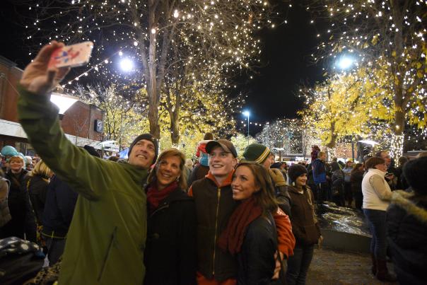 Downtown Holiday lights