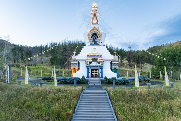 A large Buddhist temple