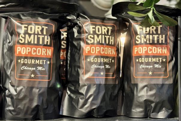 Fort Smith Popcorn offers a variety of gourmet popcorn.