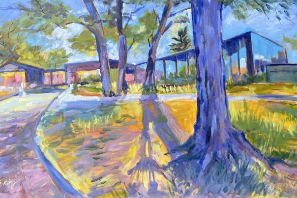 A Painting, The Gathering Place by Suzanne King