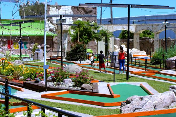 The whole Putt-Putt course