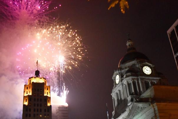 Downtown Fort Wayne Fireworks Show