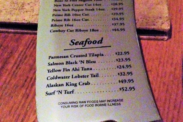 cork 'n cleaver steakhouse-Fort Wayne business lunch