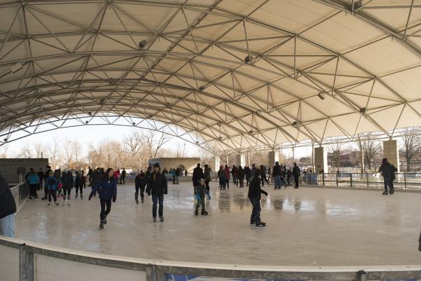 Headwaters Park Ice Skating