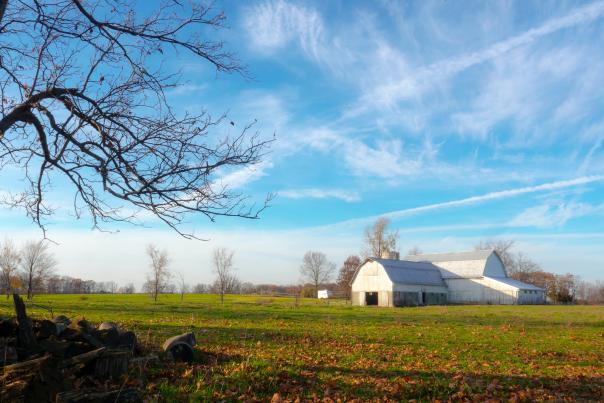 Stock photo of Indiana countryside