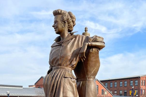 Claire McCardell Statue