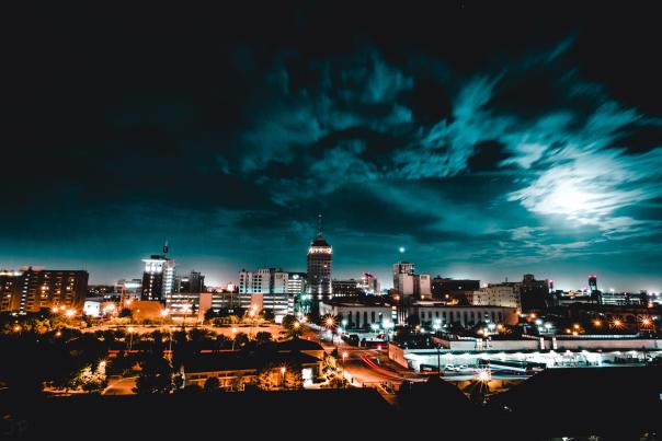 Downtown Fresno at Night