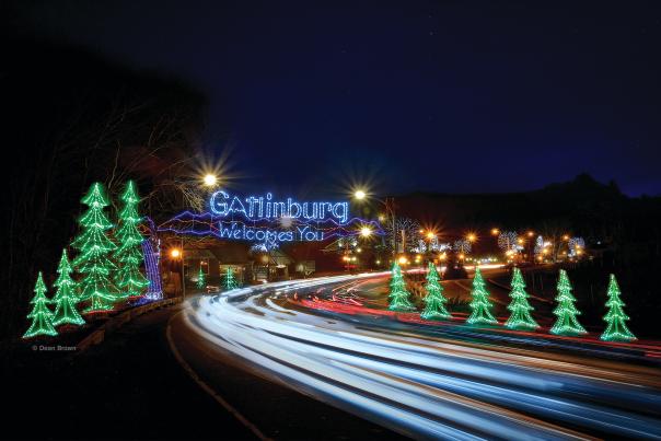 Gatlinburg lights welcomes you