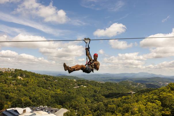 zipline outdoors