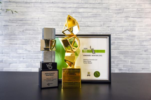 Gatlinburg website redesign awards
