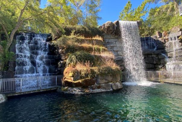 Bonfante Falls at Gilroy Gardens