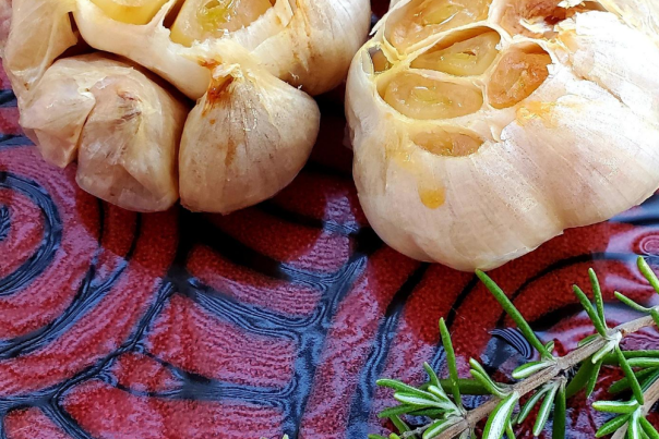 Homemade Roasted Garlic Olive Oil