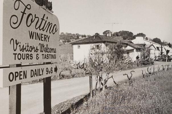 fortino winery sign
