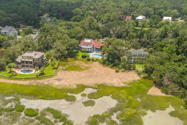 One of many luxurious vacation rental homes available on St. Simons Island, GA